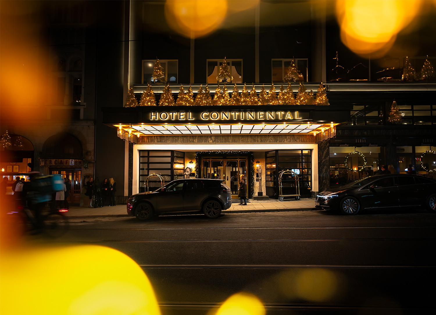 Fasade på Hotel Continental